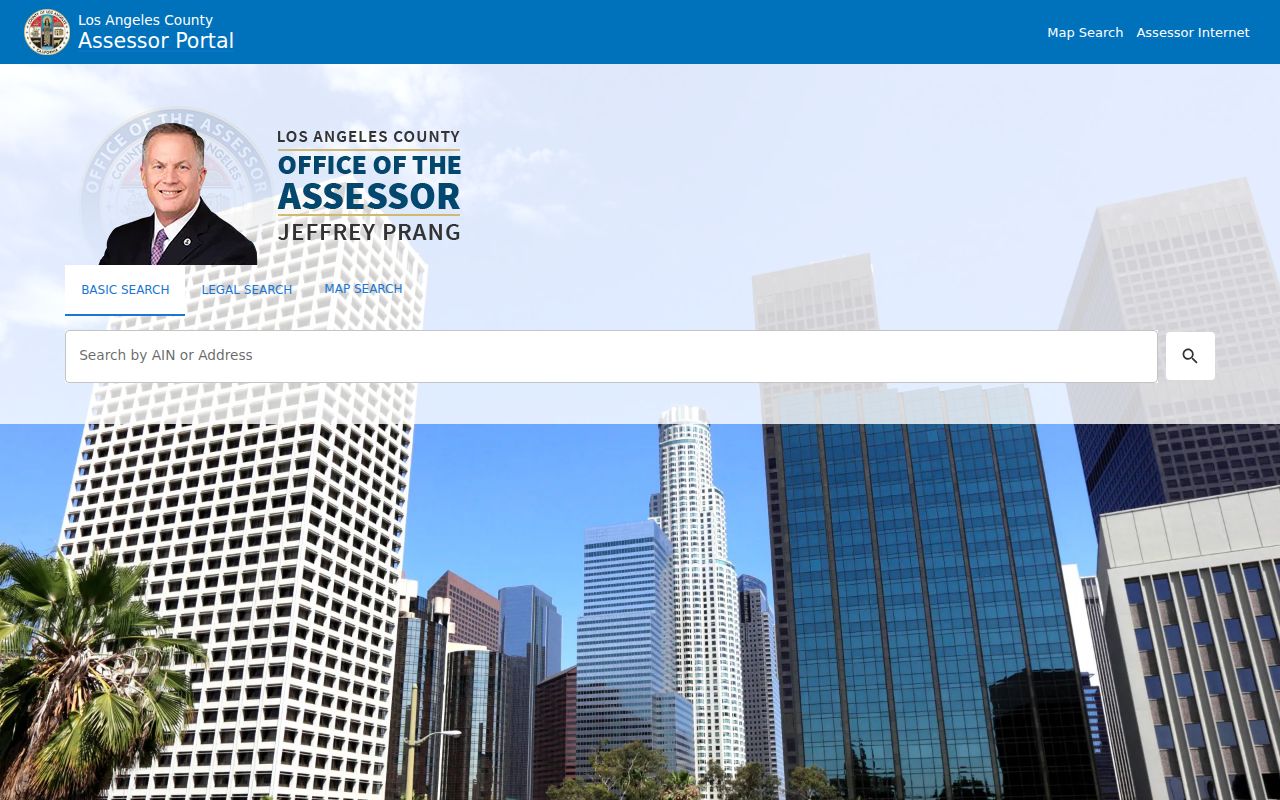 Bellflower people search using the Los Angeles County Assessor property search